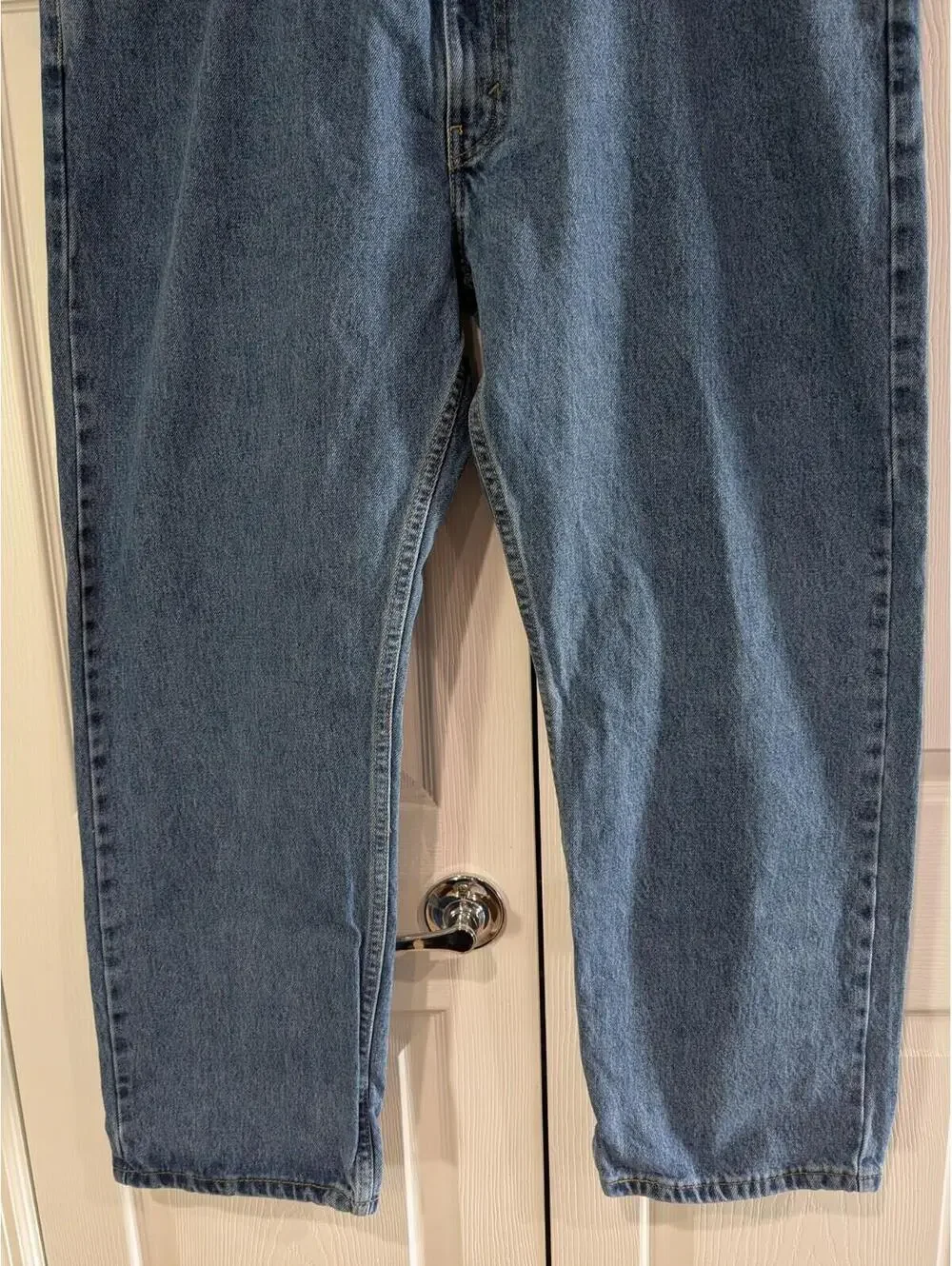Levi Strauss & Co. Men's Denim Jeans 505 Classic Straight Leg Cotton W44 L30
